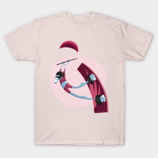 illustration man with wakeboard T-Shirt